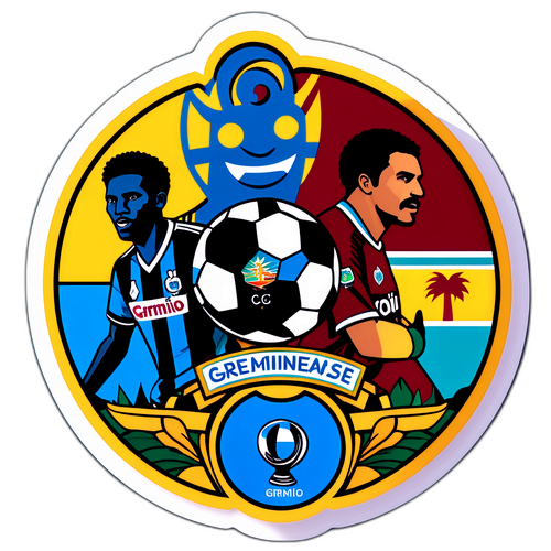 An Artsy Representation of Grêmio vs Fluminense Match