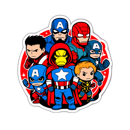 Team Avengers in miniatura