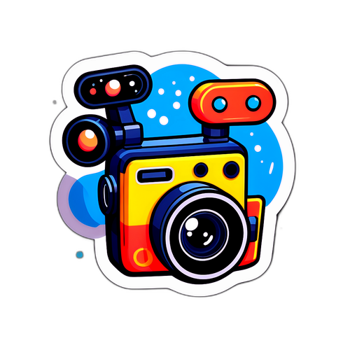 Masiglang Kartun na Video Camera