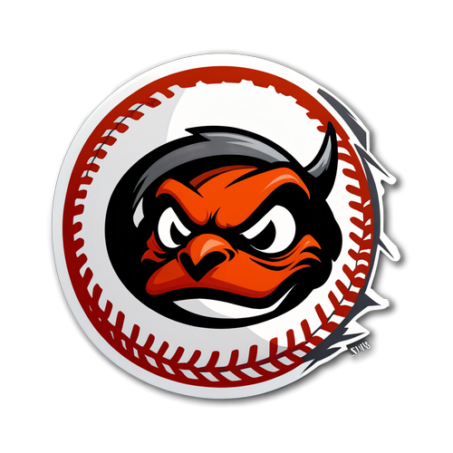 Oregon State Baseball Sticker