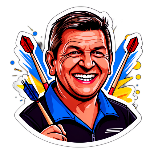 Gary Anderson játékos matrica