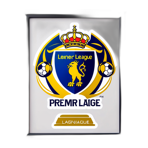 Λογότυπο Premier League με Χρυσό Τελείωμα