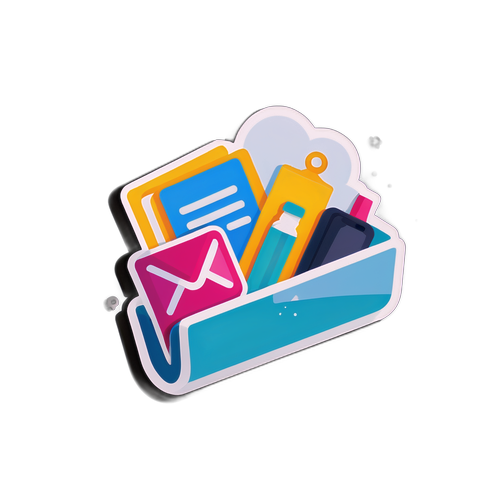 現代的でスタイリッシュなサブスクリプションアイコンのシール