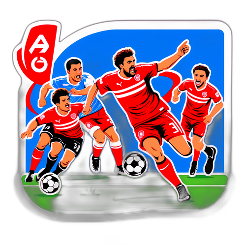 מדבקת כדורגל של הפועל פתח תיקווה