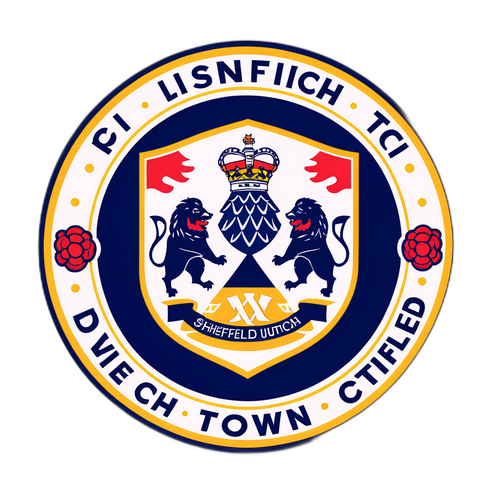 Sticker ya Alama ya Ipswich Town yenye Vipengele vya Sheffield United