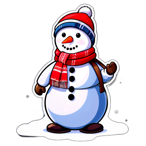 格林蘭雪人貼紙