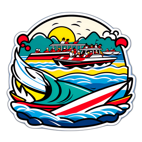 徳山ボートレースのイラスト