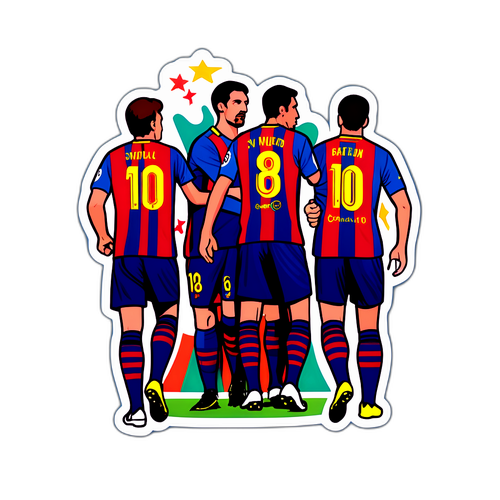 바르셀로나 경기 하이라이트 스티커