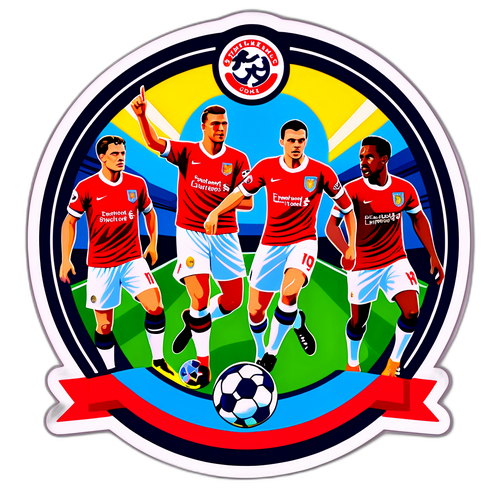 Стиль історичного живопису з елементами сучасного футболу