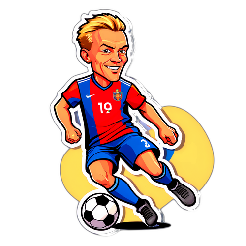 Minnesskapande karikatyr av Hugo Larsson