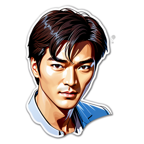 Sticker về Lee Min Ho, phong cách hiện đại và nổi bật