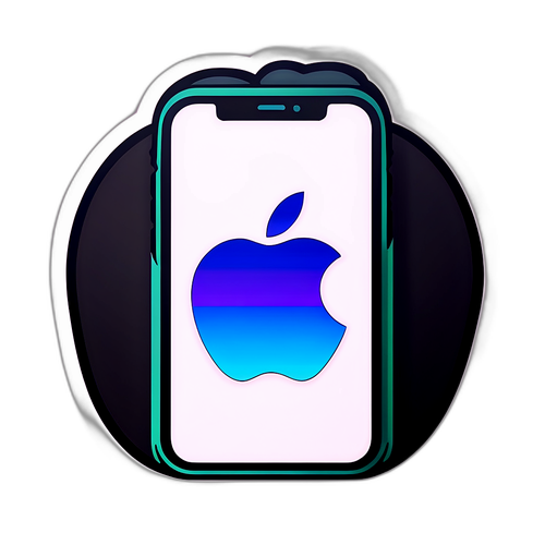 최신 아이폰 디자인 엿보기 스티커