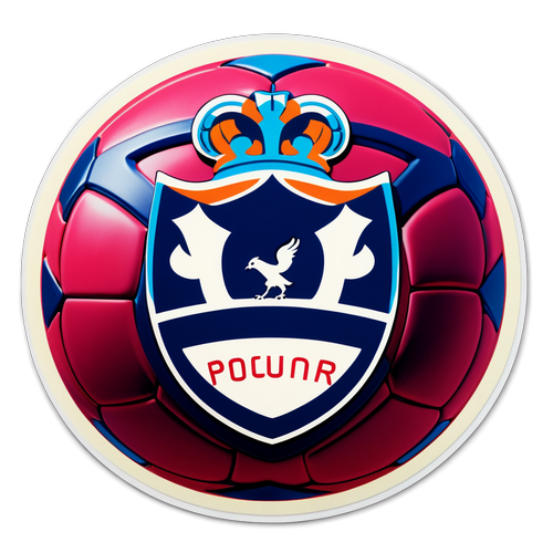Tottenham Hotspur Logo op Vintage Voetbal
