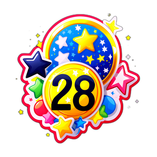 Adesivo Temático Lotomania 2841