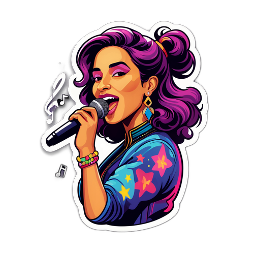 Παίζοντας μουσική η Αντελίνα Βαρθακούρη