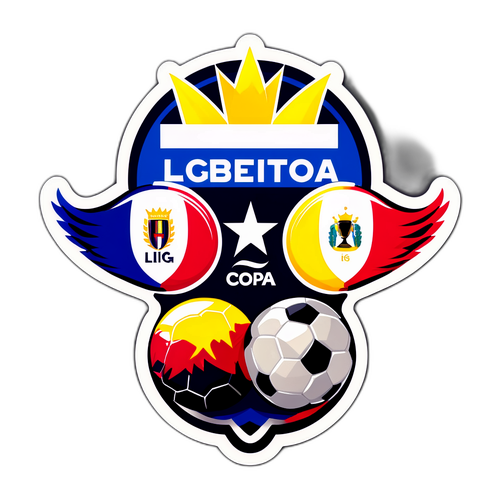 Diseño de Sticker del Emocionante Partido Liga de Quito vs Rivales