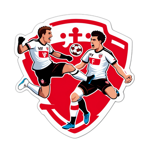Stiker Gaya Komik Penuh Keceriaan: VfB Stuttgart vs FC St. Pauli