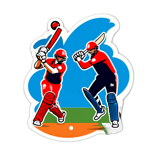 Energisk sticker til cricket showdown: England vs Indien