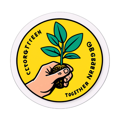 ग्रो टुगेदर स्टिकर