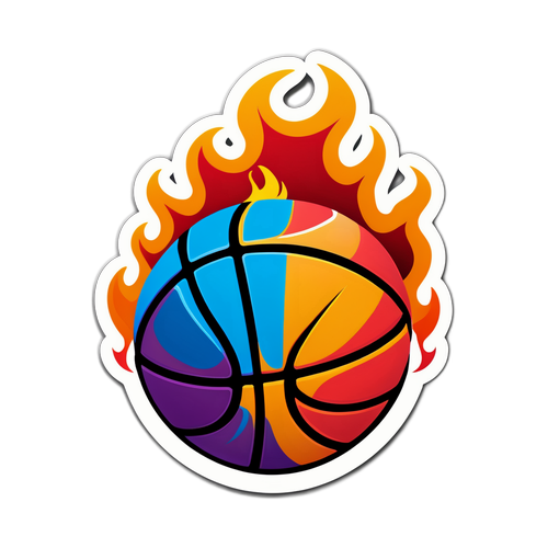 籃球火焰標誌