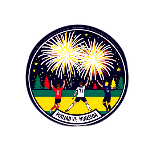Portland vs Minnesota Match Celebration Sticker