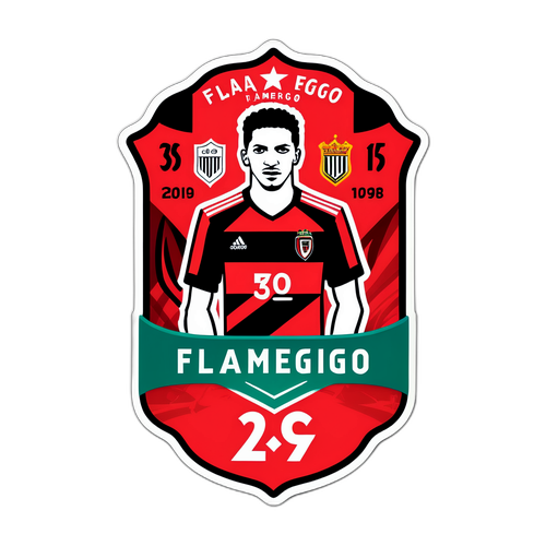 Adesivo Comemorativo dos Jogos Importantes do Flamengo