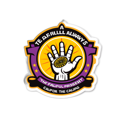 A sticker do Corinthians com fundo vibrante