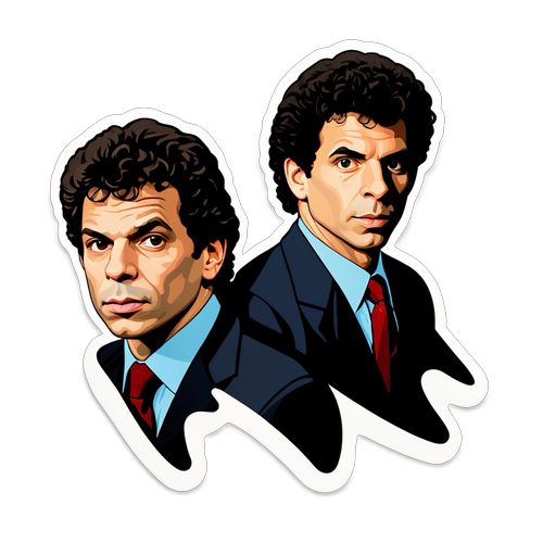 Dramatic Sticker of the Menendez Brothers