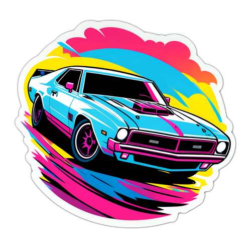 Ikonisches GTA 6 Fahrzeug in turbulenter Hochgeschwindigkeitsverfolgung