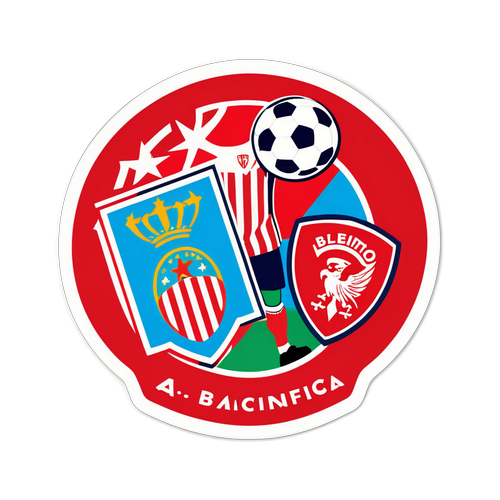 Stiker Pertandingan Seru Atletico CP vs Benfica