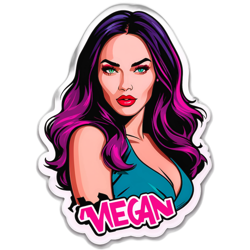Adesivo Edgy di Megan Fox