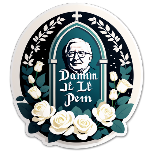 Design en hommage à Jean-Marie Le Pen