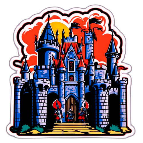 Autocollants de Fantasy Médiévale