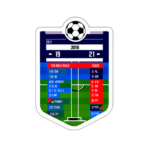 축구 경기 일정 스티커