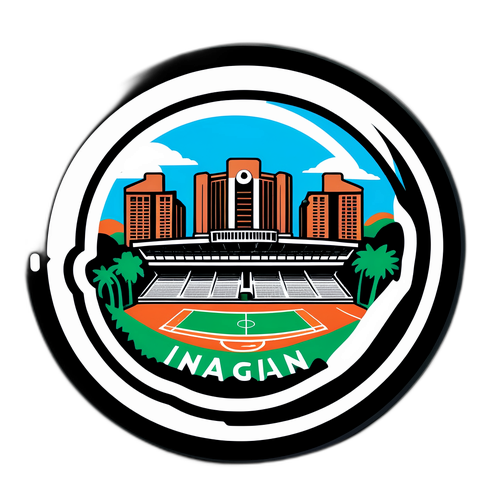 Peisaj Urban din Newcastle cu Stadion și Fani