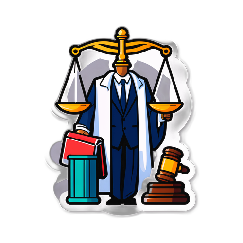 Stiker Peguam Profesional