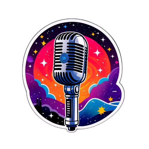 Un autocollant pour La Voix 2026