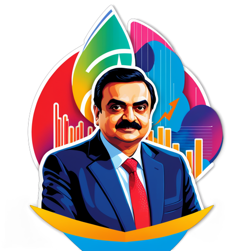 Power and Innovation: The Gautam Adani Tribute Sticker