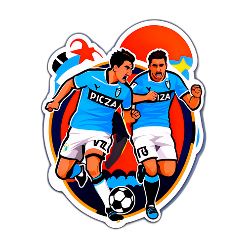 Η ένταση και η θέα της αντιπαλότητας Πίζα εναντίον Λάτσιο