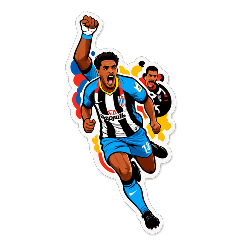 Sticker Atlético-MG vs. Caracas: A Emoção da Vitória