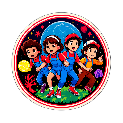 תווית נוסטלגית מדבר על רגעים קסומים מ'דברים מוזרים'