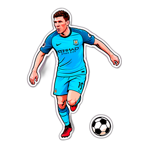 James Milner i fodboldtrøje