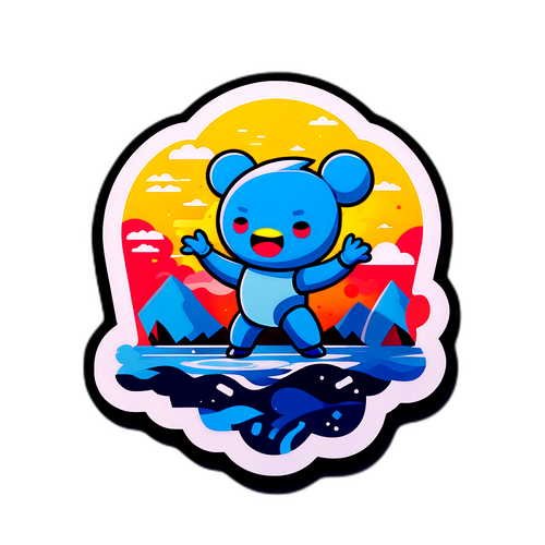 モダンアートスタイルのミネベアミツミロゴ再デザイン