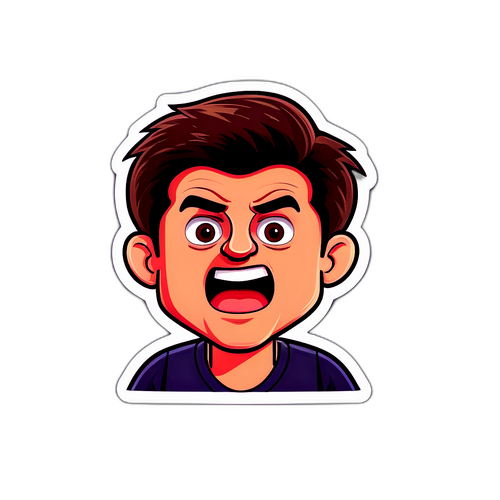 Stiker Humor Harry Maguire 'The Wall'