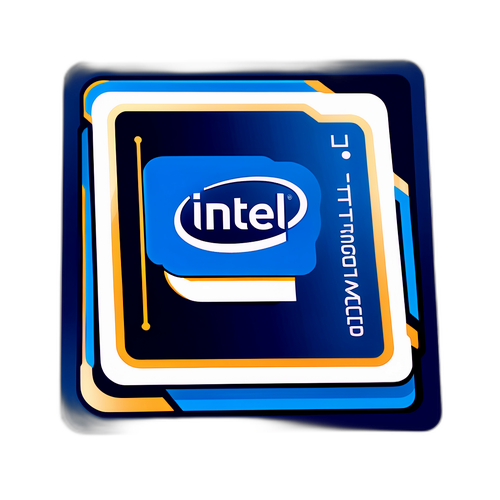 英特爾處理器貼紙設計