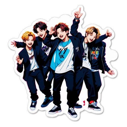 Rasa Energi Stray Kids! Stiker Memukau untuk Peminat Yang Tak Boleh Dilepaskan!