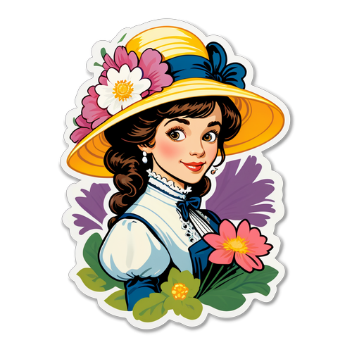 Vintage My Fair Lady: Eliza Doolittle's Enchanting Floral Charm!