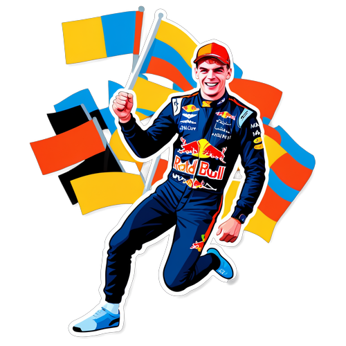 Max Verstappen Racing Sticker