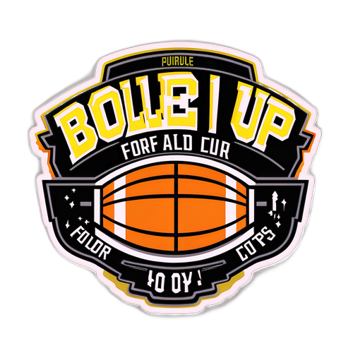 Purdue Basketball "Boiler Up for Hoops!" Sticker