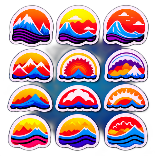 Adesivo informativo INGV con diversi tipi di onde sismiche